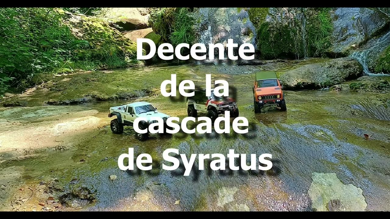 Descente de la cascade de Syratus en scale Redcat Gen8
