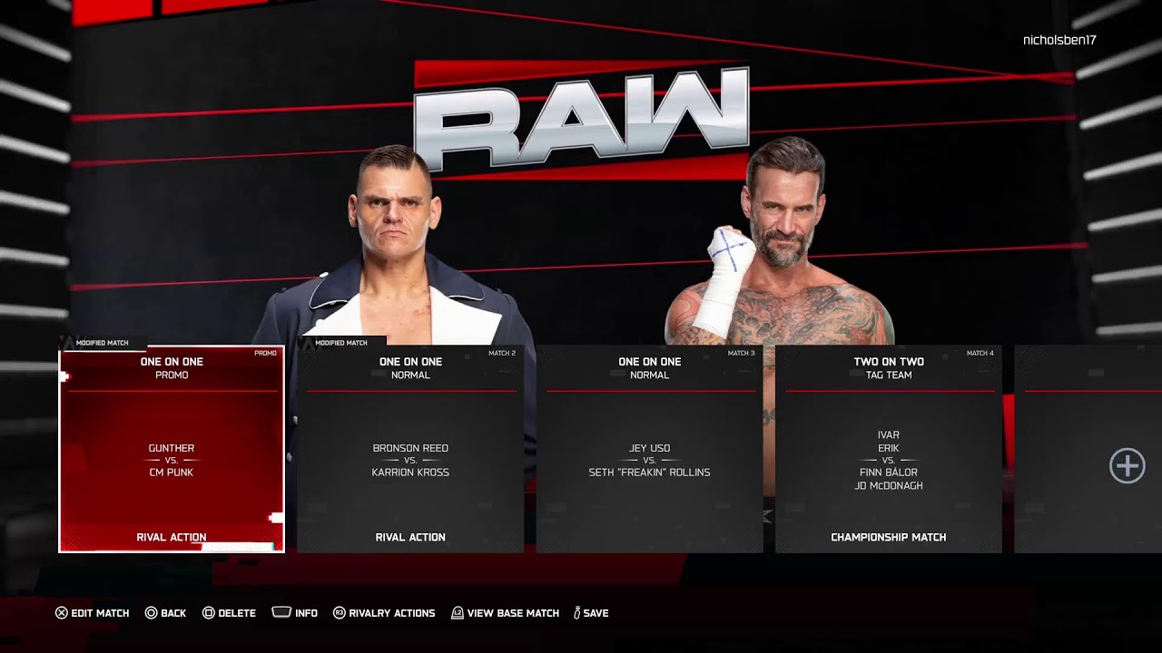 Wwe universe mode  with eclipse