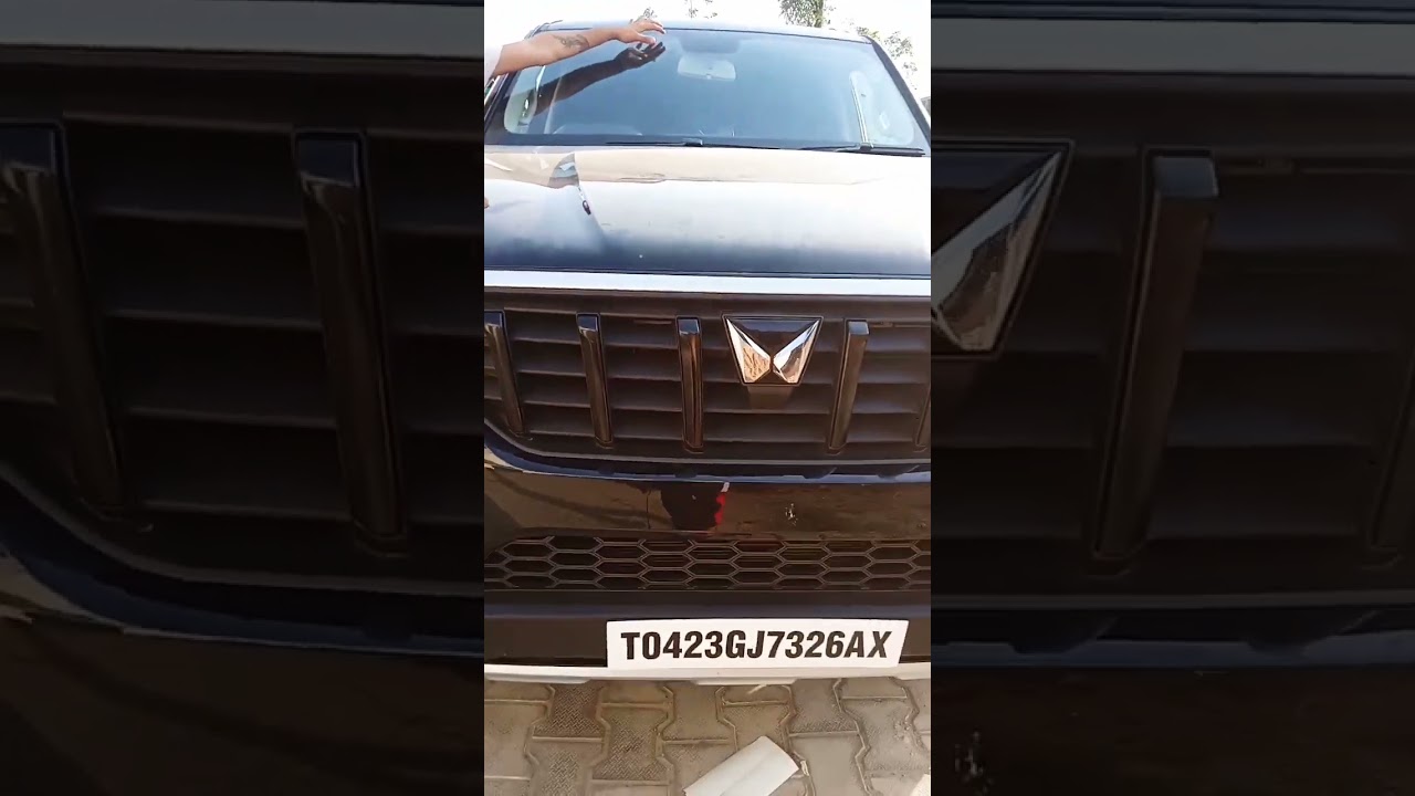 Scorpio grill black wrap 🤟 #@Mavi_Arts #scorpio