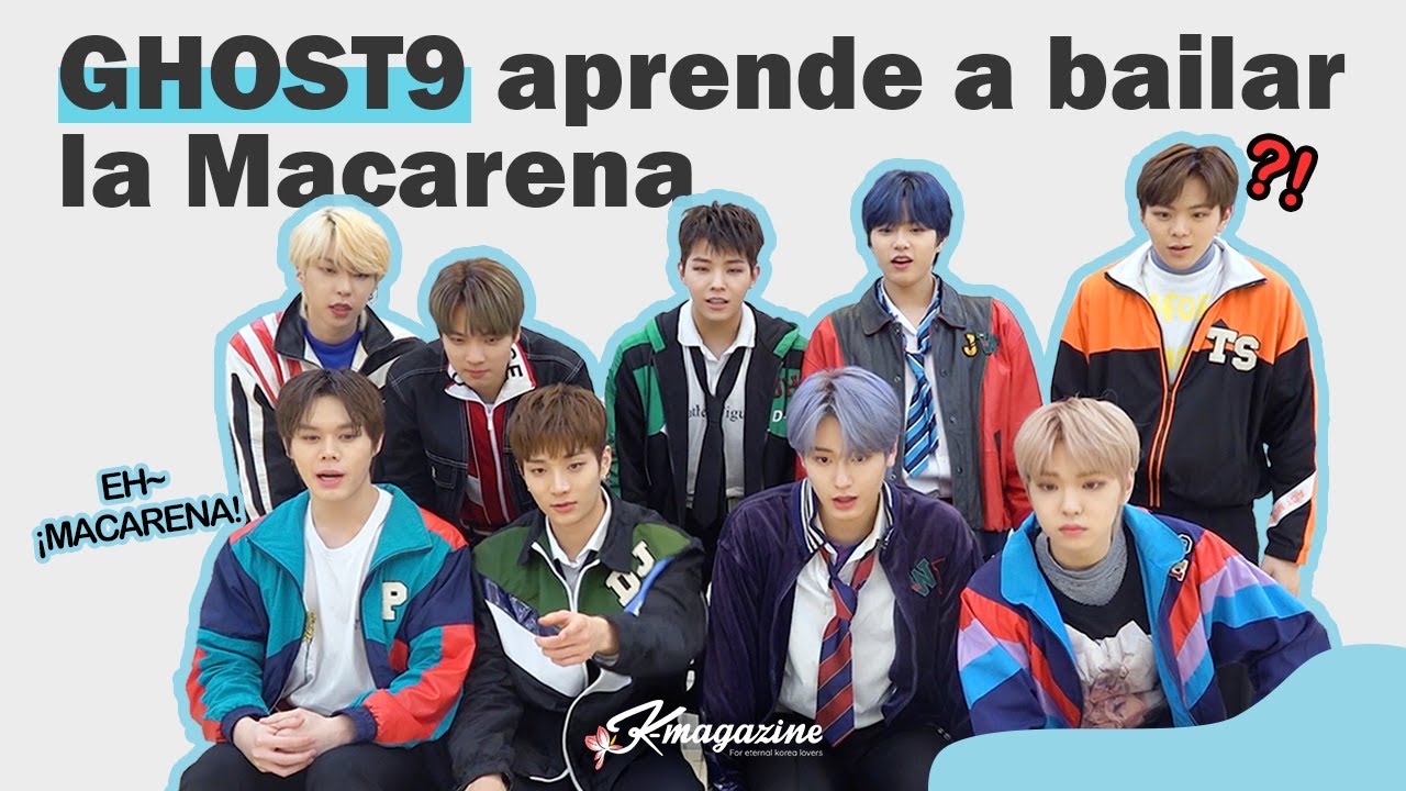 IDOLS DE K-POP BAILAN LA MACARENA + Revelan que tienen un crush con CHICHARITO |Entrevista c/ GHOST9