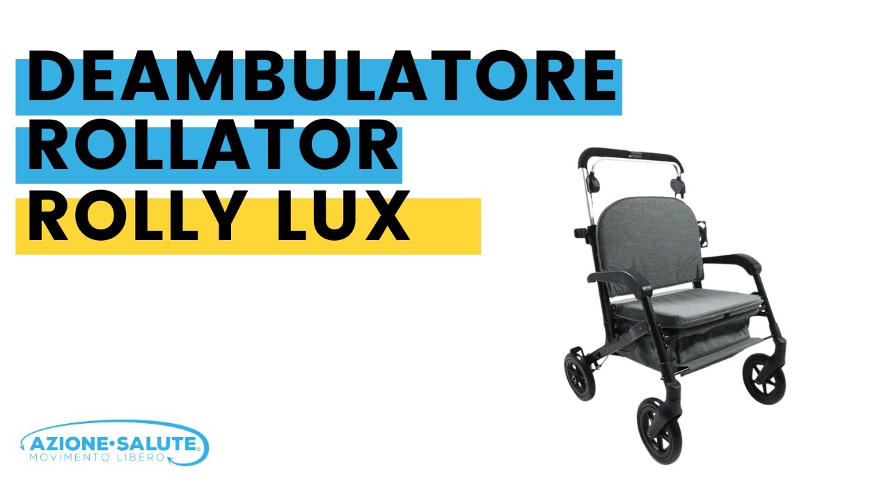 Rolly Lux: Il Deambulatore Innovativo per Anziani | Sicurezza & Confort in Movimento