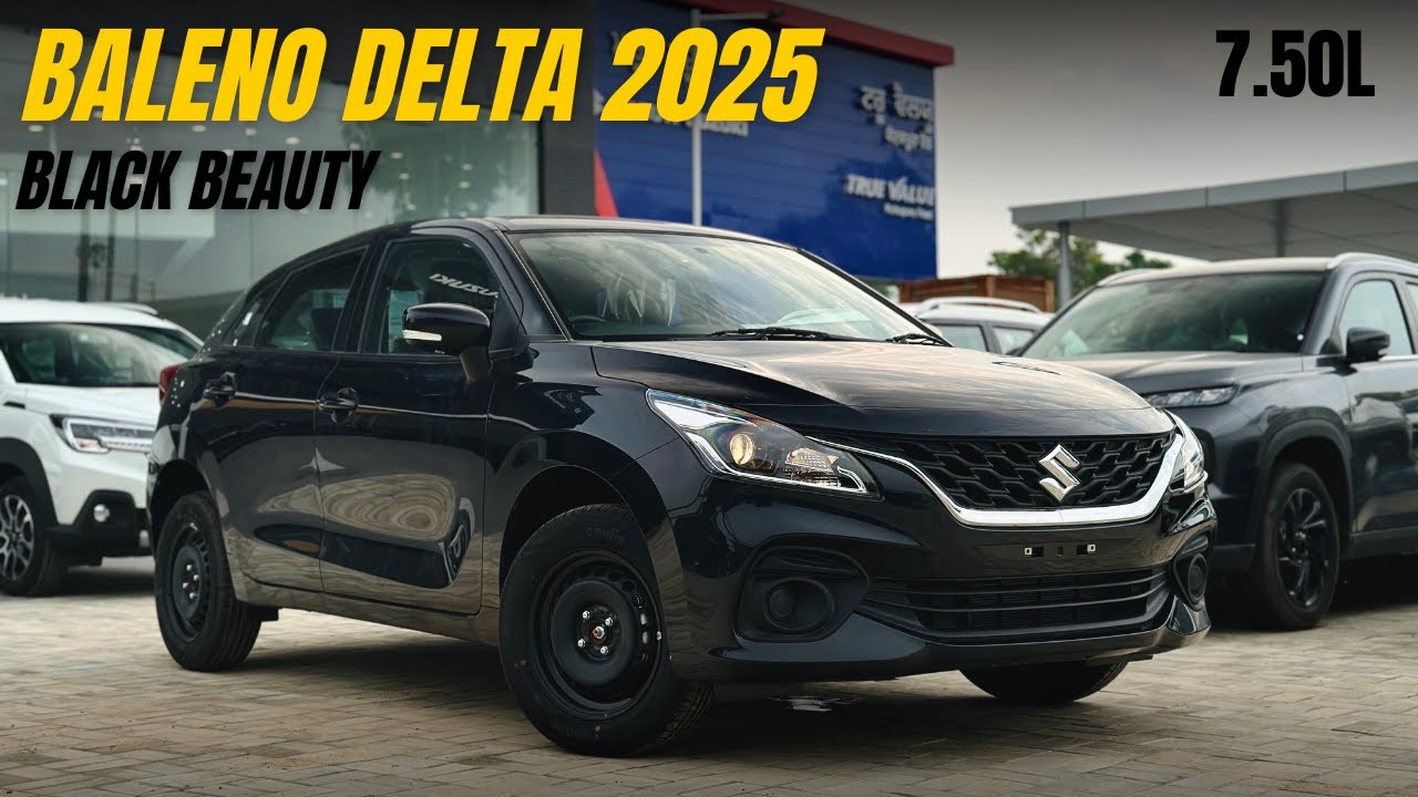 New Maruti Suzuki Baleno Delta 2025 Now in BLACK 🖤 Rs -7.55 Lakh #baleno #balenodelta