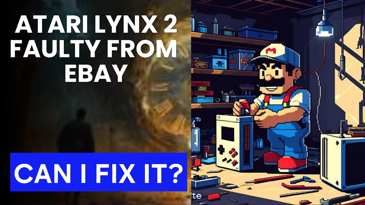 Atari Lynx 2 Motherboard Repair and diagnostic