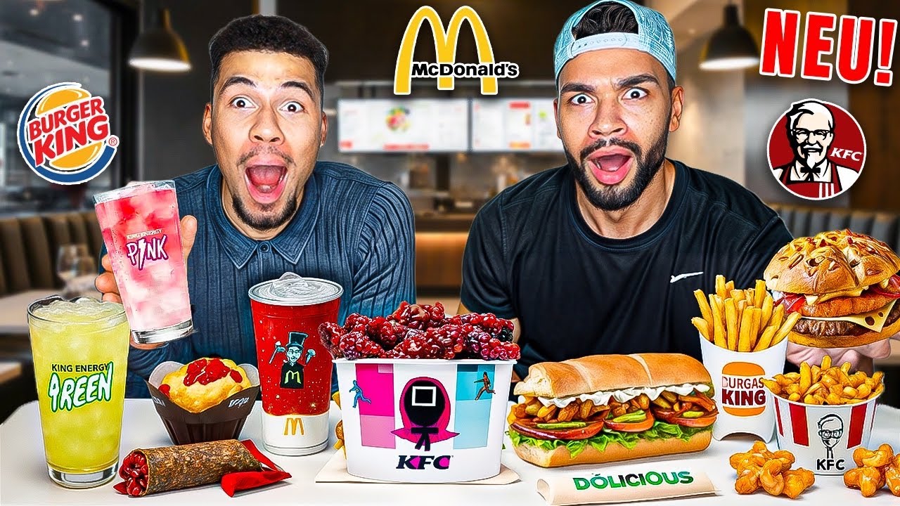 WIR TESTEN ALLE FASTFOOD NEUHEITEN
