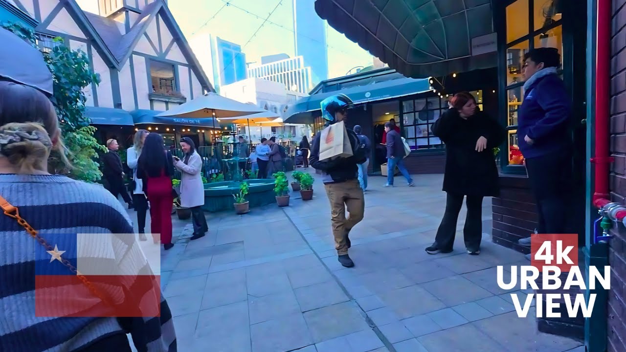 Discover Santiago’s Urban Heart | Walking from Providencia to Costanera Center 4K