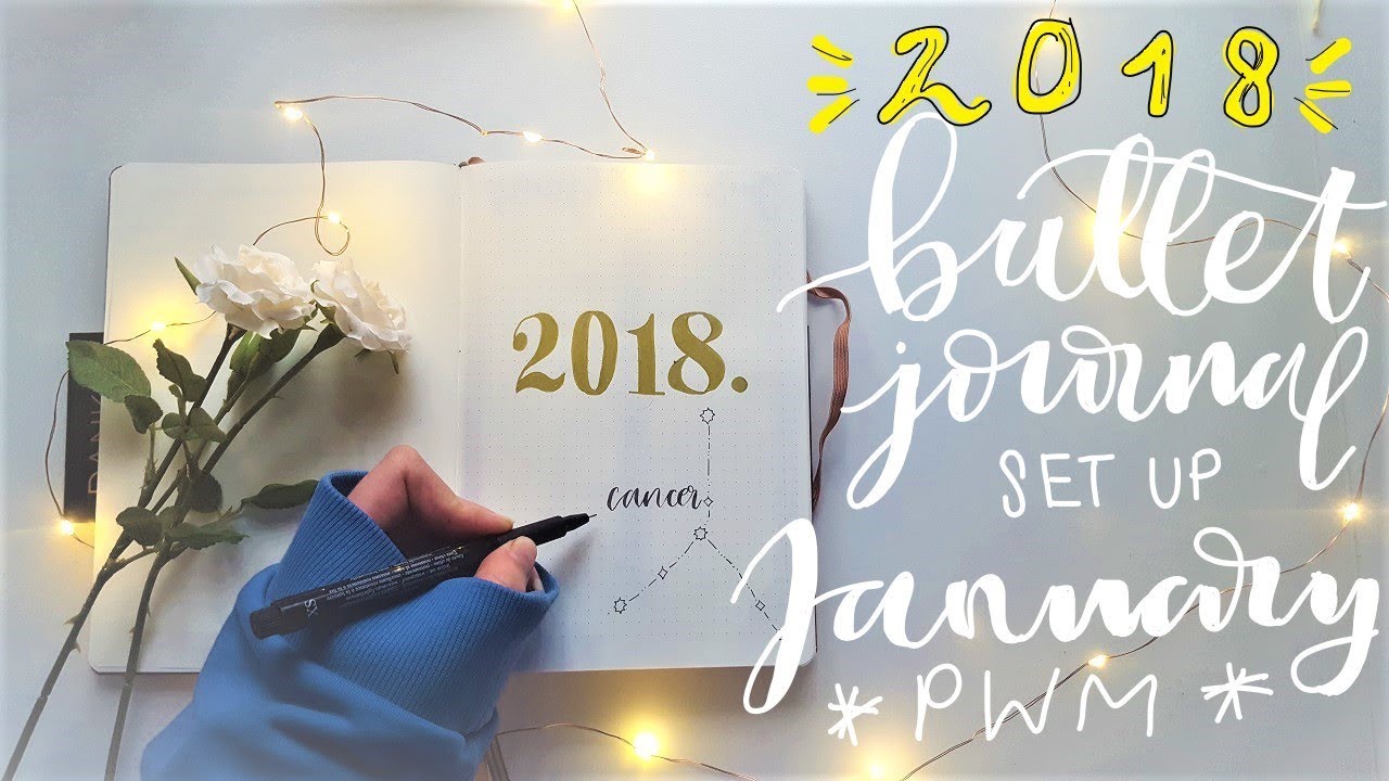 2018 Bullet Journal Set Up / ❅ January Plan With me ❅