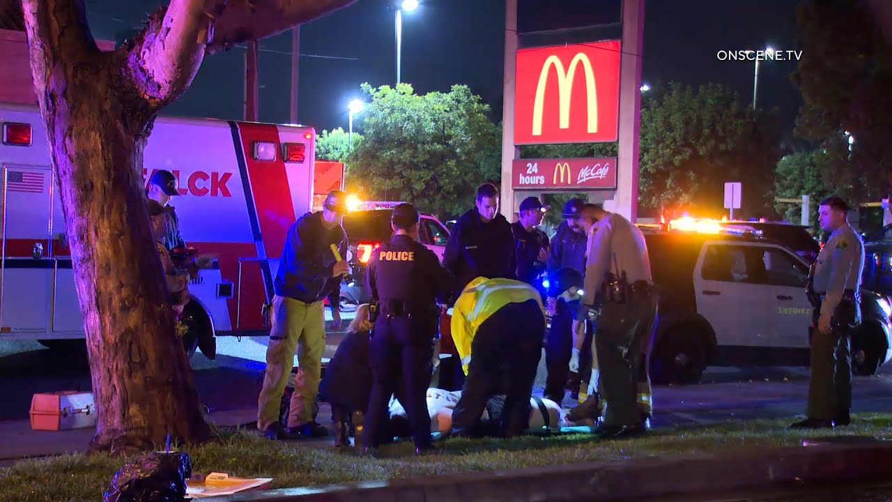 Robbery and Shooting Caught on Camera During Street Takeover