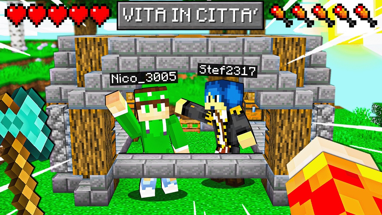 COSTRUIAMO il NEGOZIO DI NICO! - VITA IN CITTA MINECRAFT ITA EP11