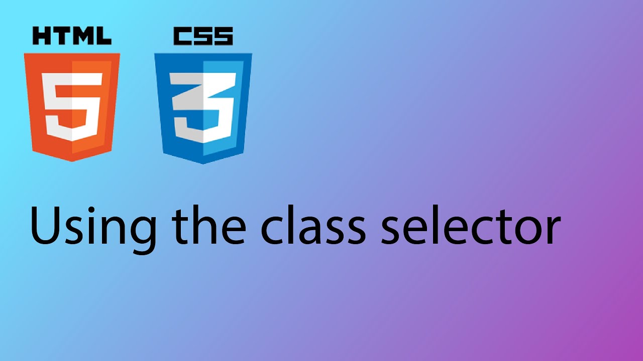 HTML & CSS 2020 Tutorial 19 - The Class selector