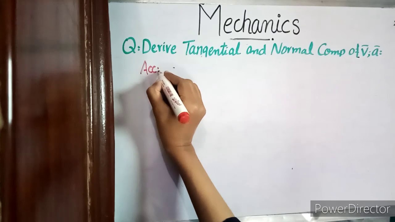 Lec#04|Mechanics|Tangential and Normal Components of Velocity and Acceleration|Iqra Khan|Maths Box|