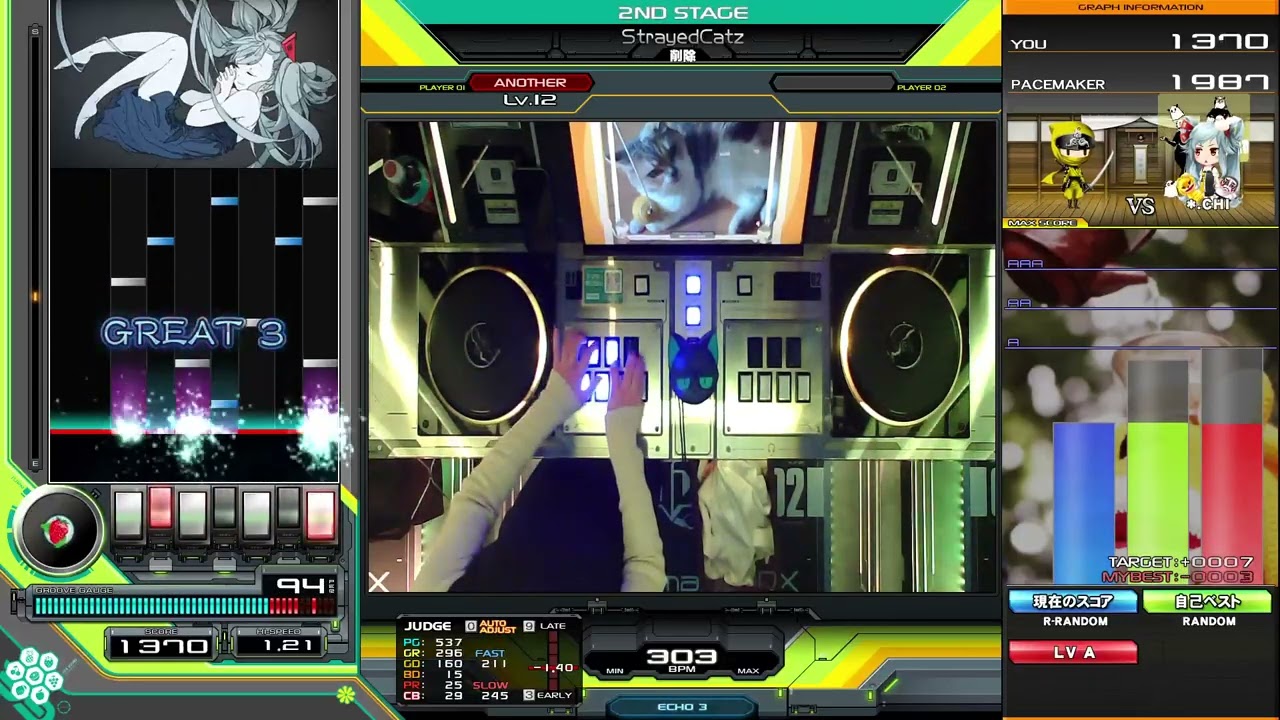 【beatmania IIDX】🐈‍⬛StrayedCatz 🐈️/ 削除🐾