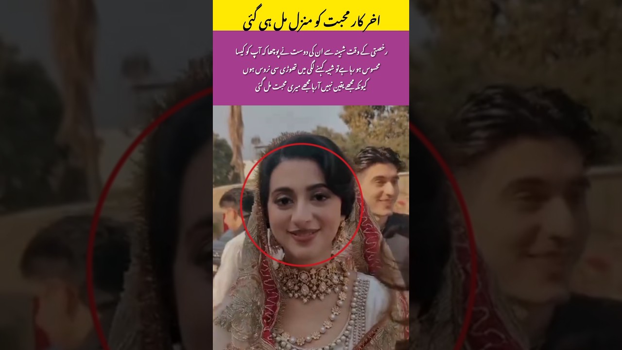 KhakanShahnawaz & Shabina’s Wedding Celebration Celebrity Guests & Highlights