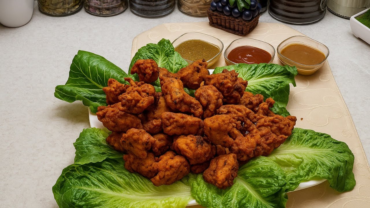 راز پکوره مرغی که در مسابقات اول شد لو رفت😲| chicken pakora recipe 