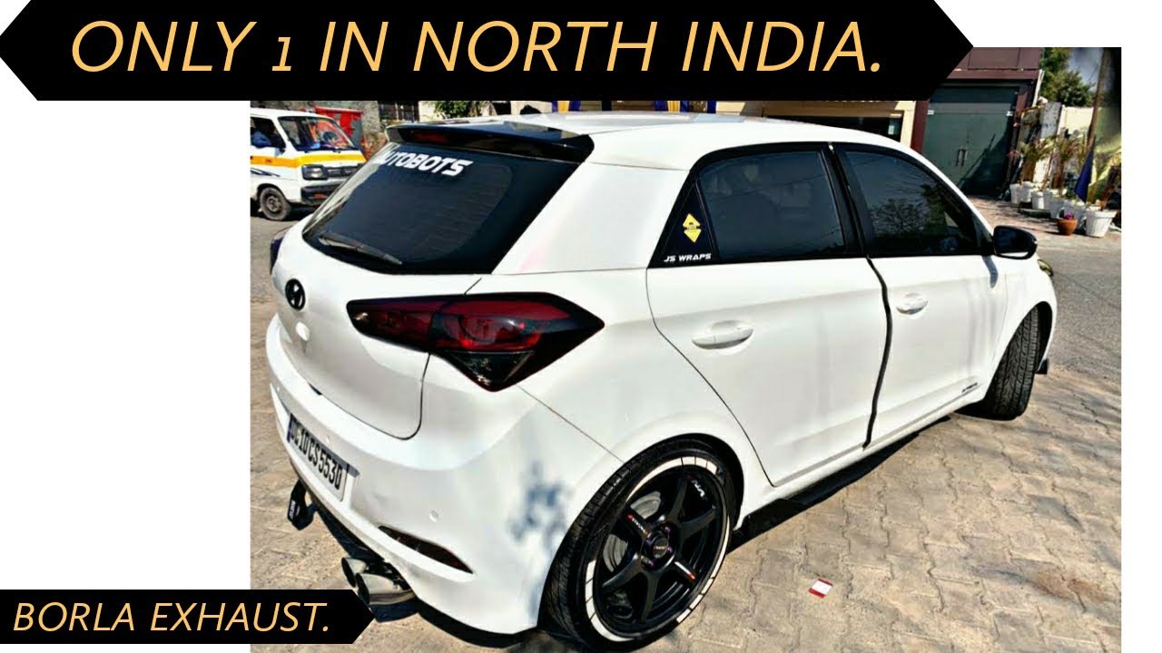 North India’s First WHITE CHAMELEON WRAPPED Hyundai Elite i20🔥 Gorgeously MODIFIED Hyundai i20!!