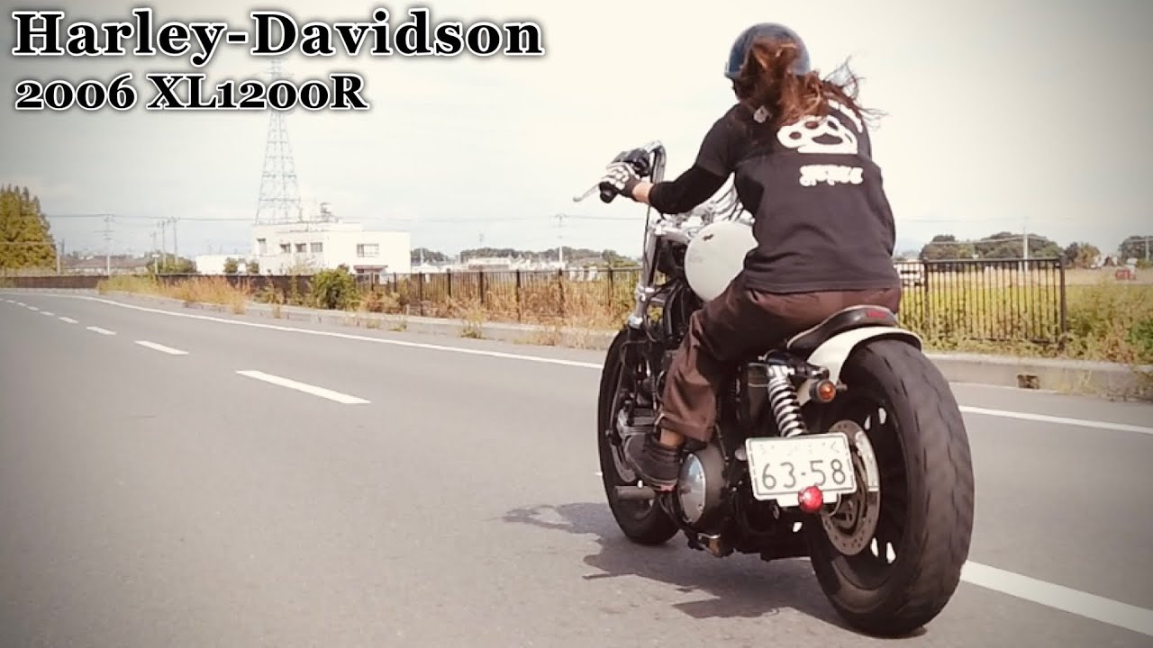 [Harley-Davidson] Девушка, которая обожала Sportster! Следующий — винтажный Harley.