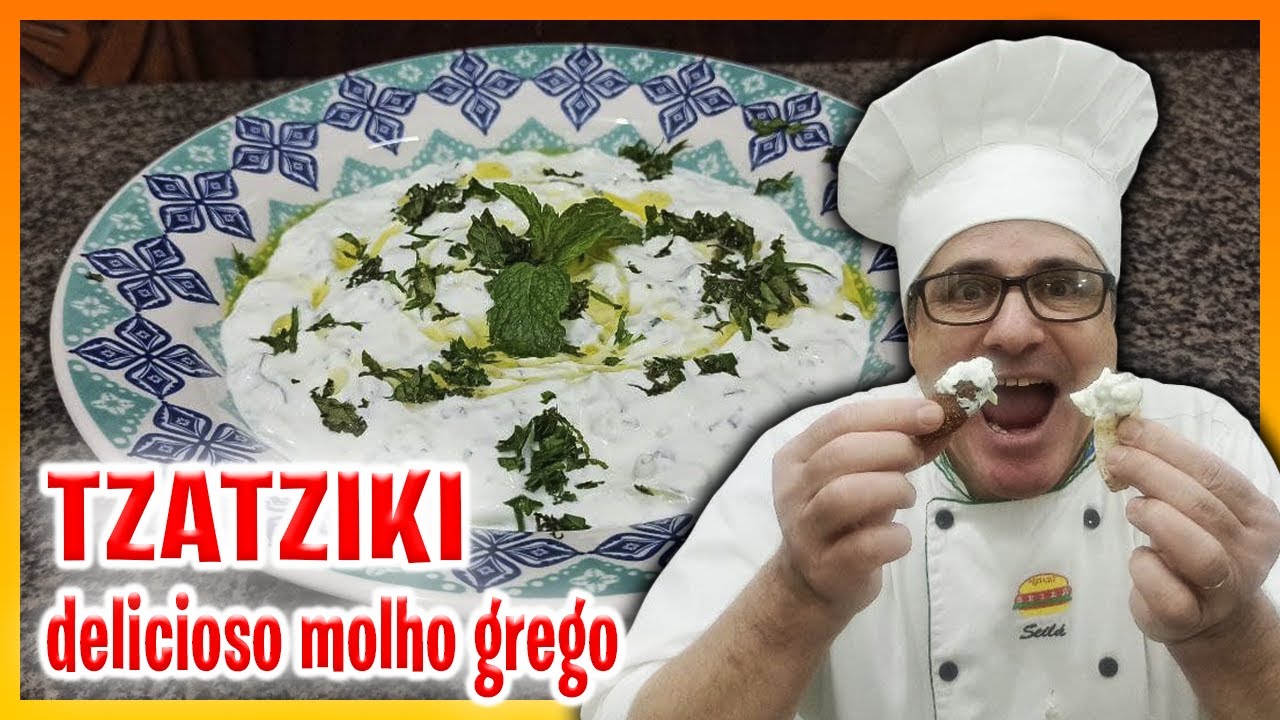TZATZIKI - Molho grego com iogurte e pepino