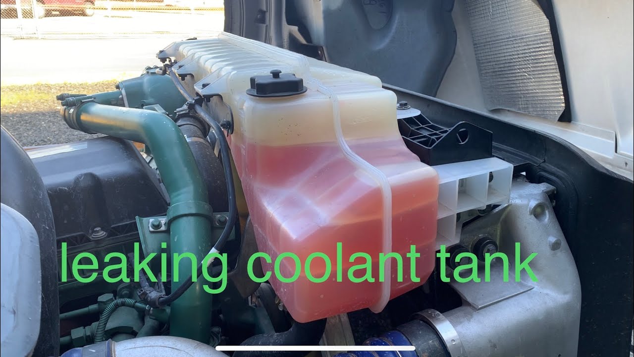 How to replace VOLVO Vnl Coolant Tank Easy Vnl D13