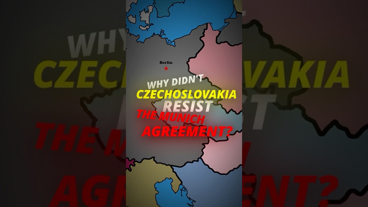 Почему Чехословакия не оказала сопротивления Мюнхенскому соглашению?