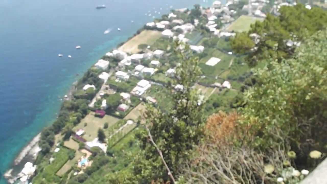 Phoenician Stairs - Anacapri - view of Marina Grand Capri