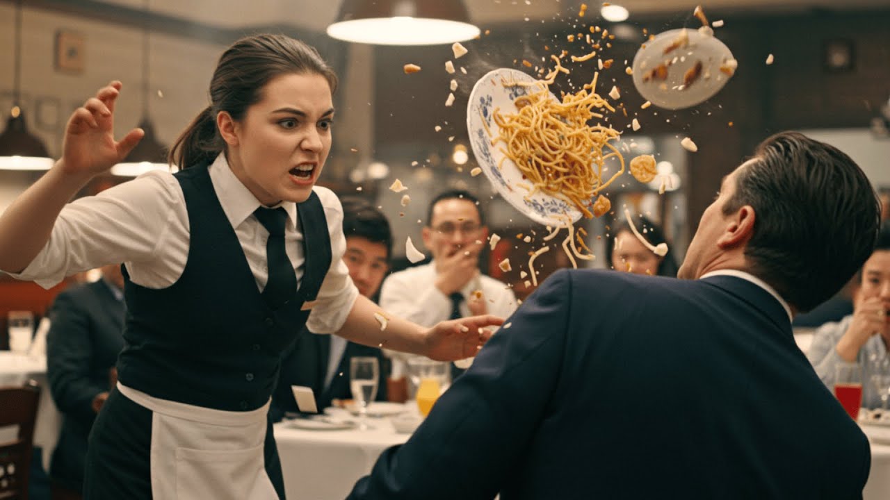 Todos los empleados temían al millonario grosero — hasta que la nueva camarera le arrojó el plato!