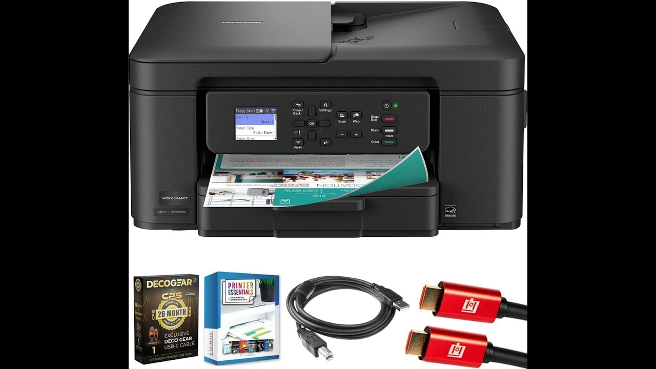 Brother Work Smart 1360 Wireless All-in-One Printer Review : Duplex Printing, Mobile Print & Bundle