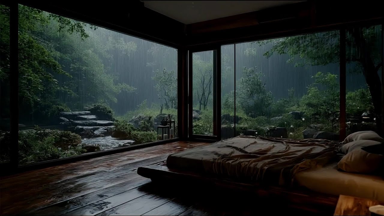 Cozy Rainy Night 🌧️ | Gentle Piano Music for Deep Sleep, Study & Relaxation #46