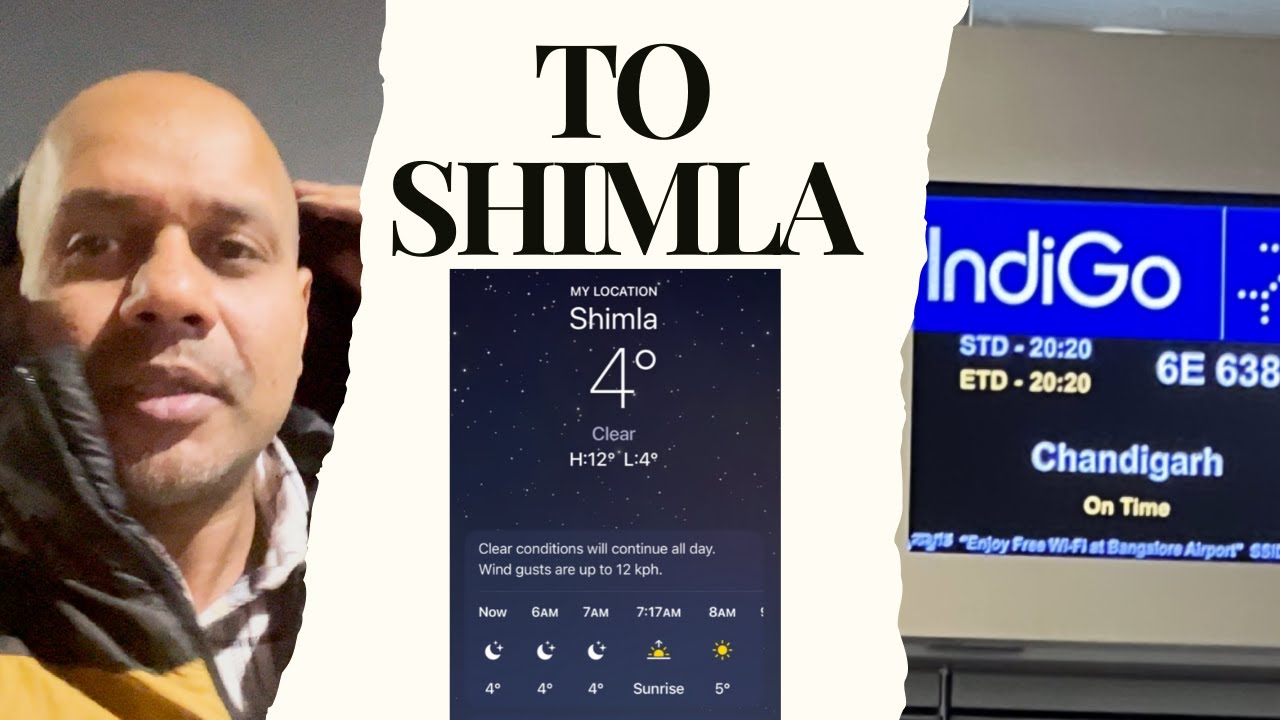 Bangalore Shimla Journey | IndiGo Airlines | തണുത്തു വിറക്കാൻ പോയാലോ 😝
