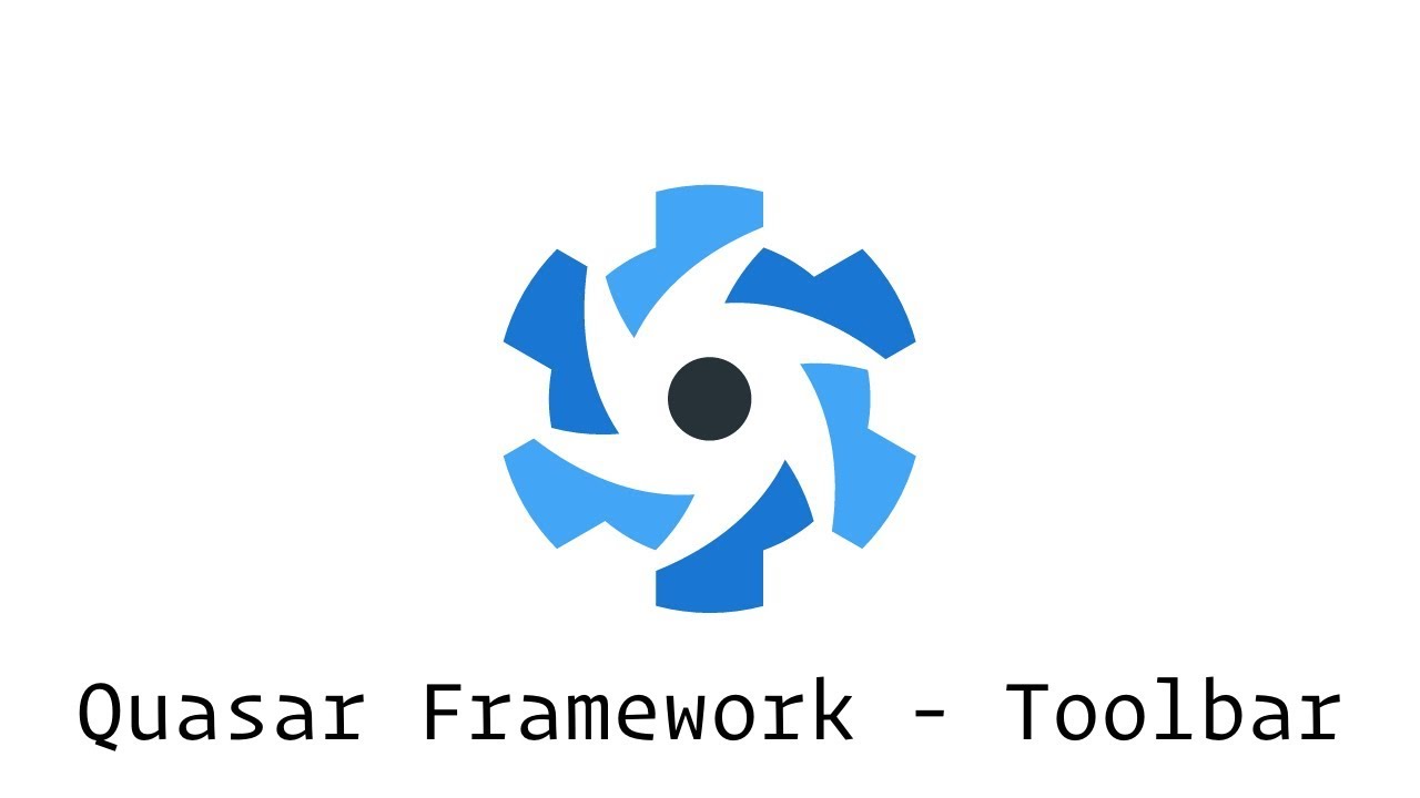 Quasar Framework - Toolbar