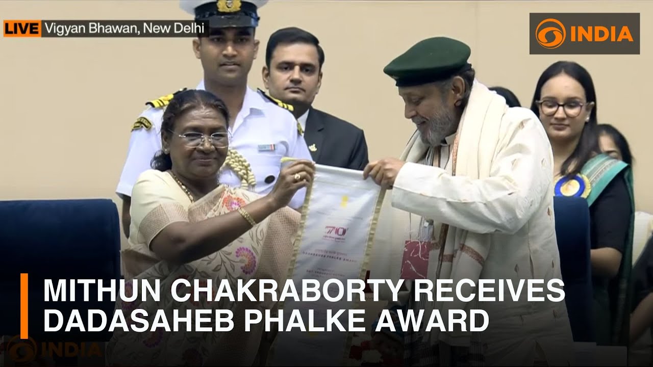 Actor Mithun Chakraborty receives Dadasaheb Phalke Award