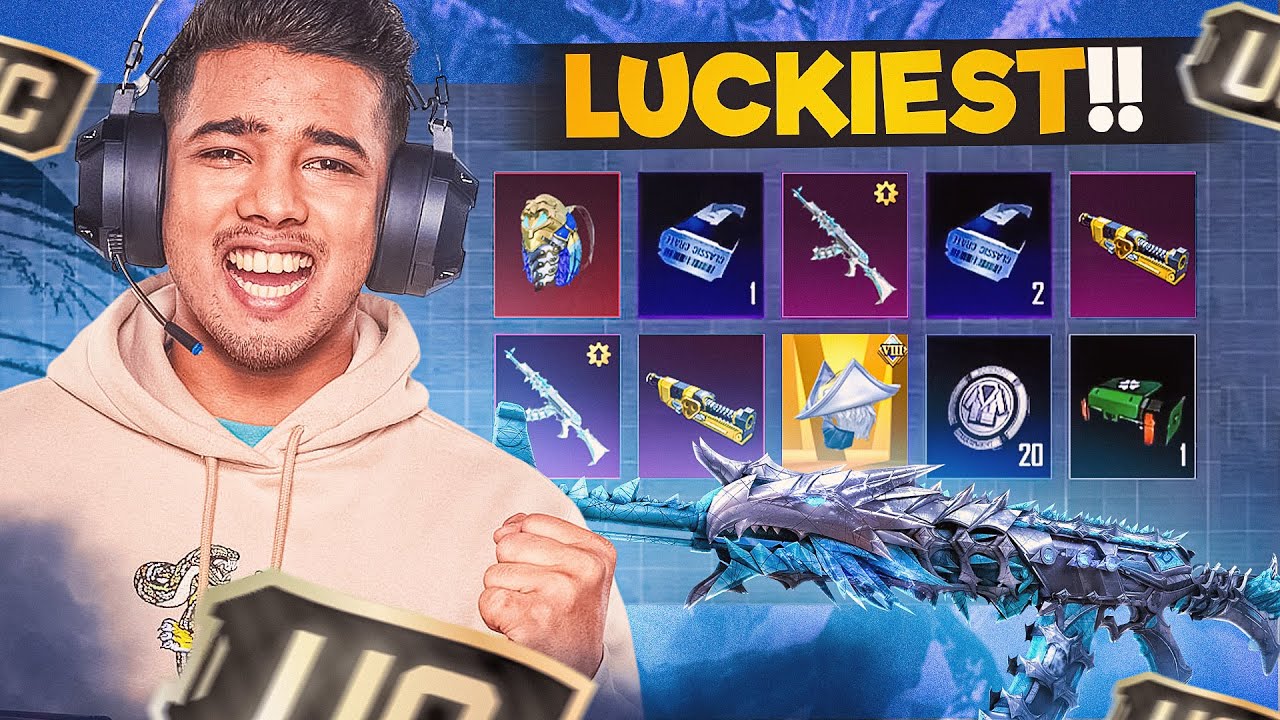 Luckiest Crate Opening In BGMI History 😱