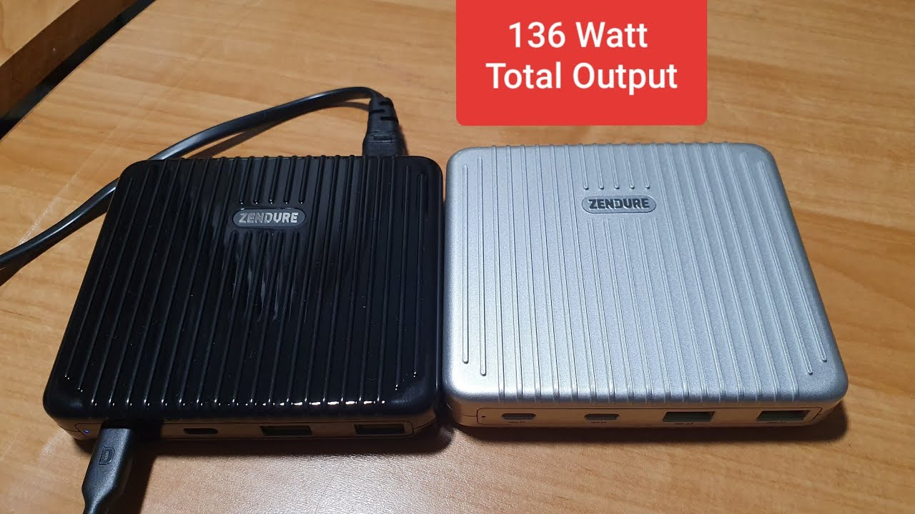 schnell flach stylisch Zendure SuperPort 4: 100W Power Delivery USB-C-Desktop-Ladegerät
