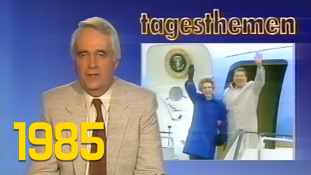 ARD Trailer und Beginn der Tagesthemen mit Heiko Engelkes (01.05.1985)