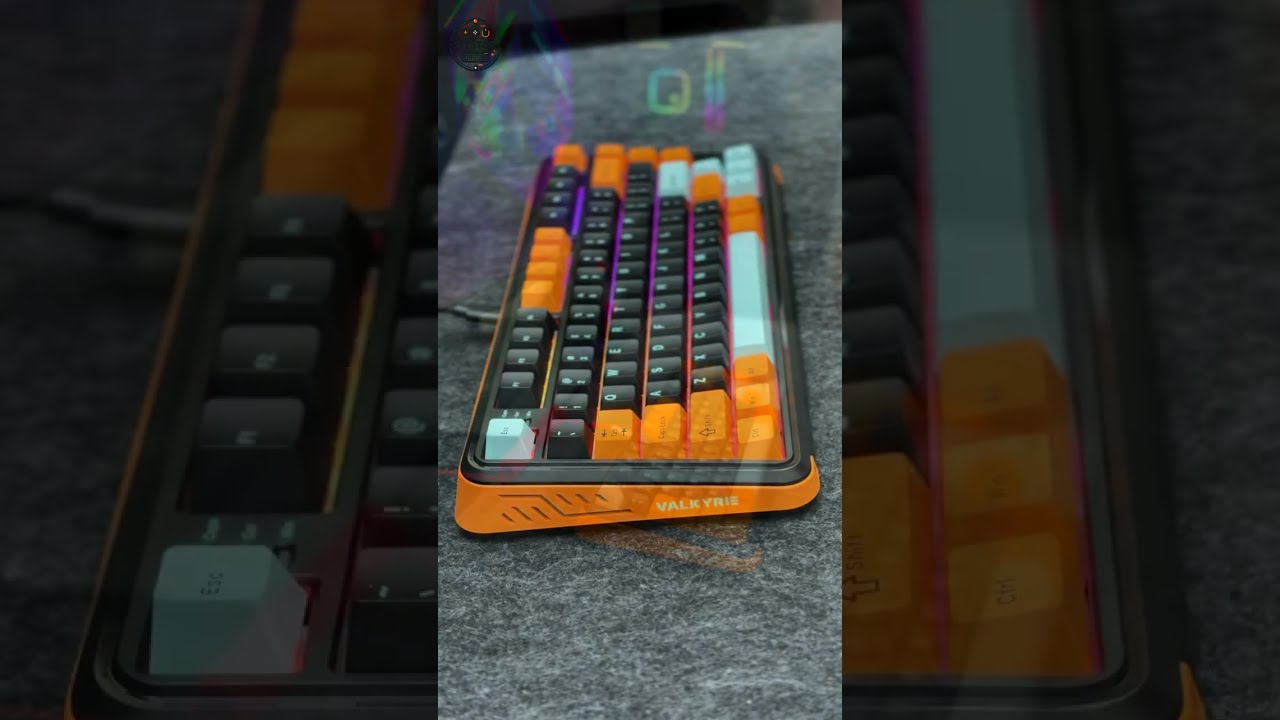 Valkyrie VK MAG 75 Lite (Orange) Unbox & First Look.  #magnetickeyboard #valkyriekeyboard #VKMAG75