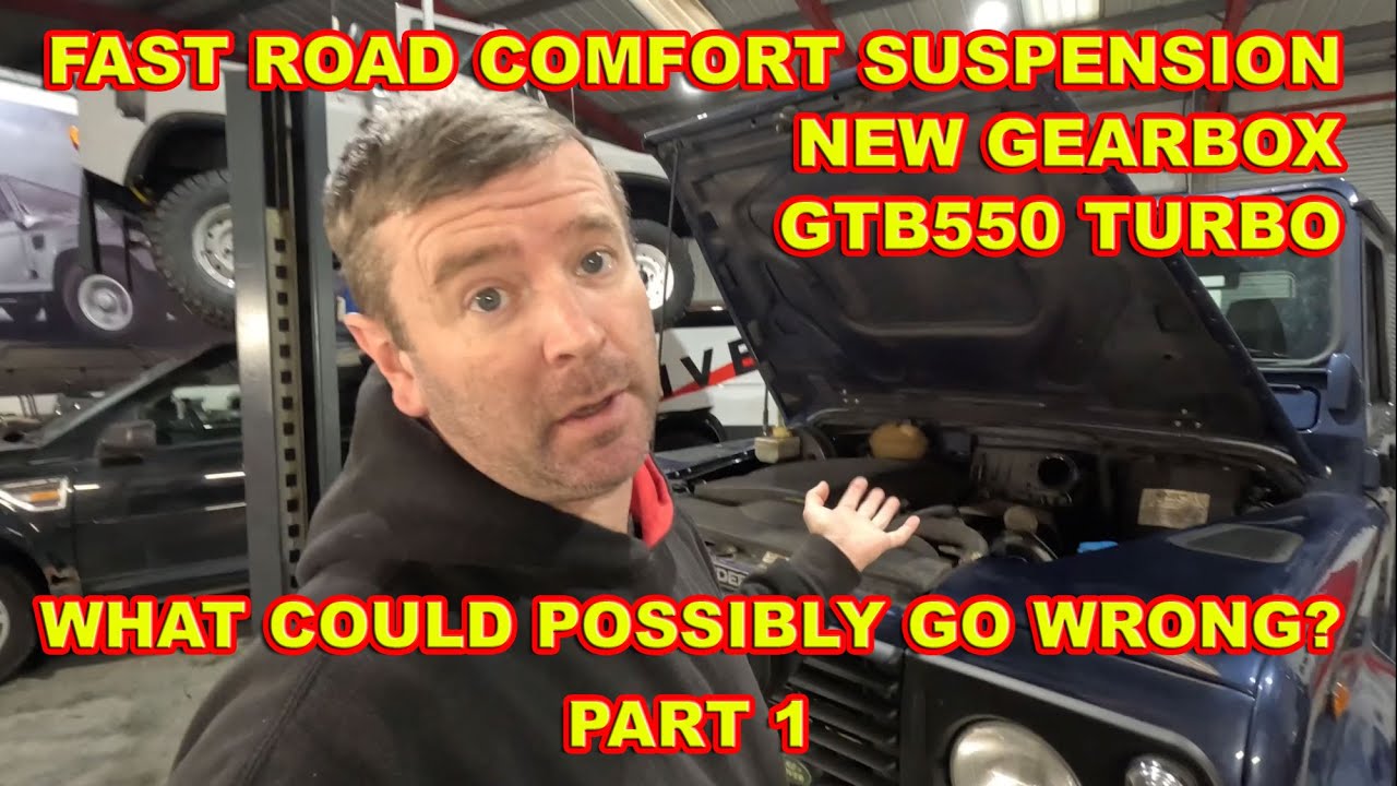 Defender 90 GTB550, Alive Comfort Suspension and a new gearbox install - Part 1