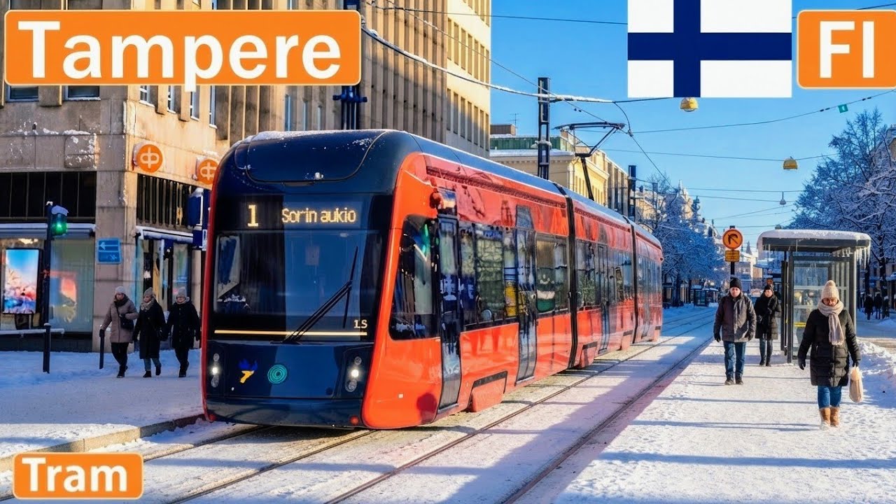 🇫🇮 TAMPERE TRAMS 2023 | Tampereen raitioliikenne【4K】