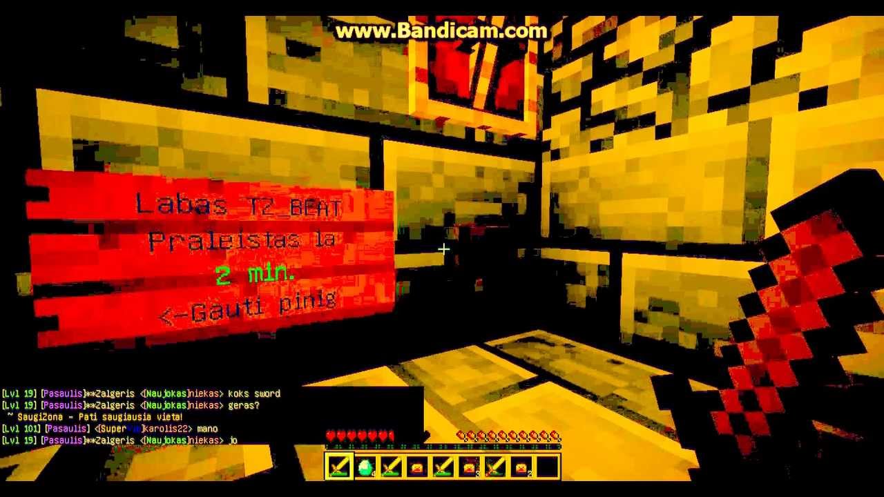 Minecraft islikimas
