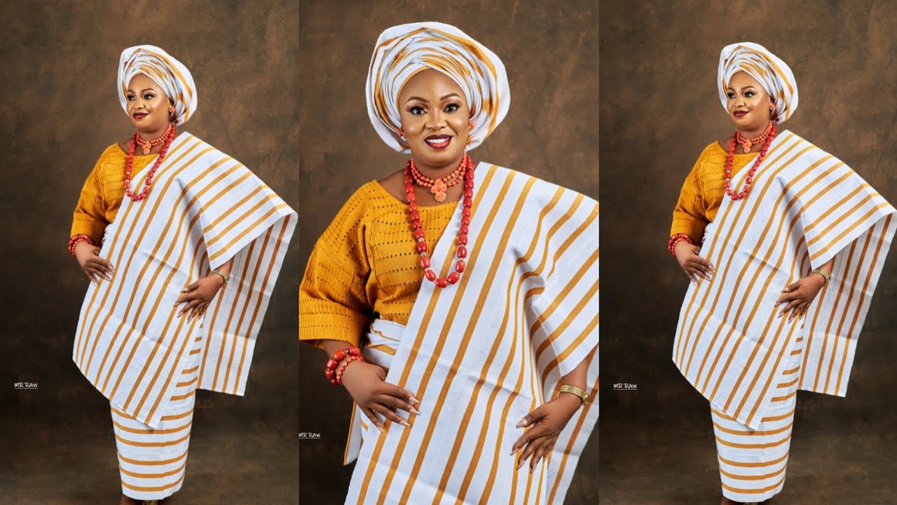 Aso Oke Iro and Buba [Cutting &Sewing]