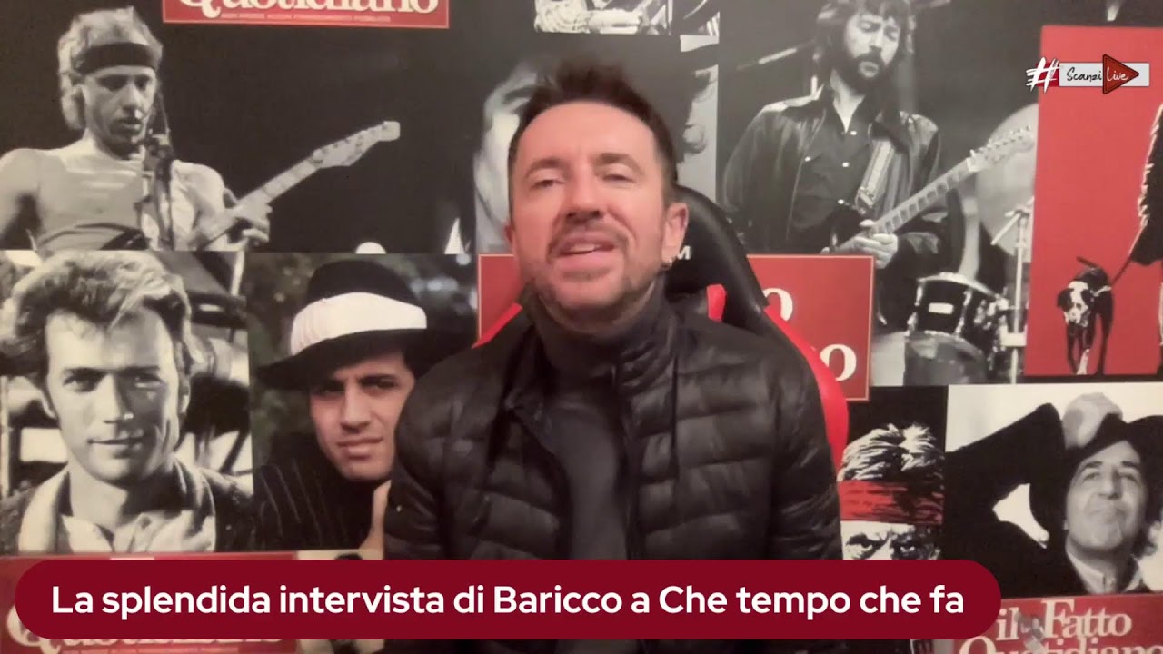 La splendida intervista di Baricco a Che tempo che fa