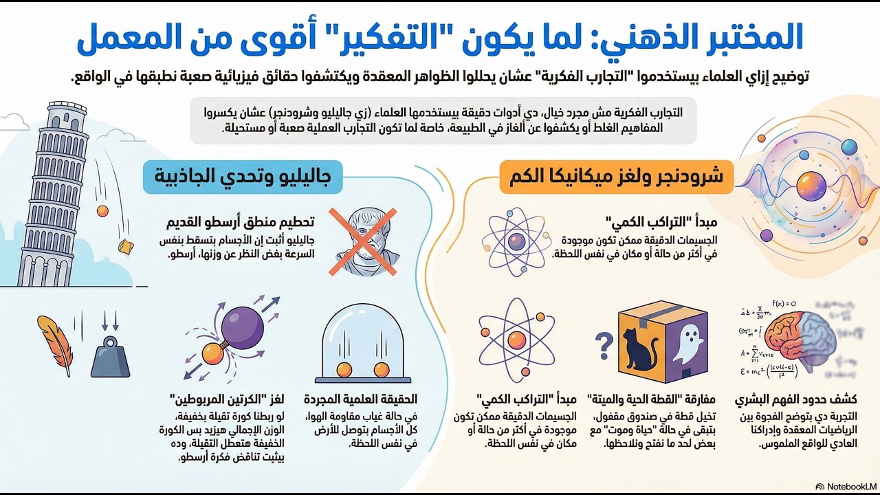 هل يمكن للتفكير والتخيل أن يكون اقوى من المعمل أو المختبر؟