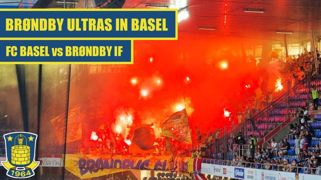 Brøndby Ultras Away in Basel - UECL Qualifers || Basel vs Brøndby (11.08.2022)