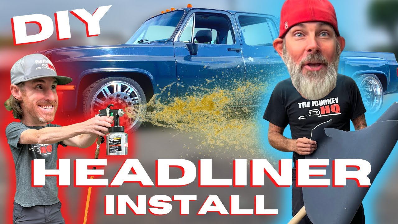DIY Headliner Install - Squarebody C10 Restoration