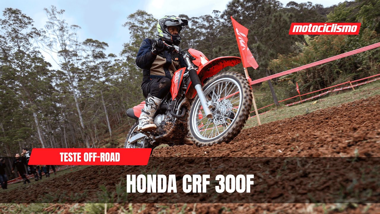 Nova Honda CRF 300F 2025 | Teste na trilha!