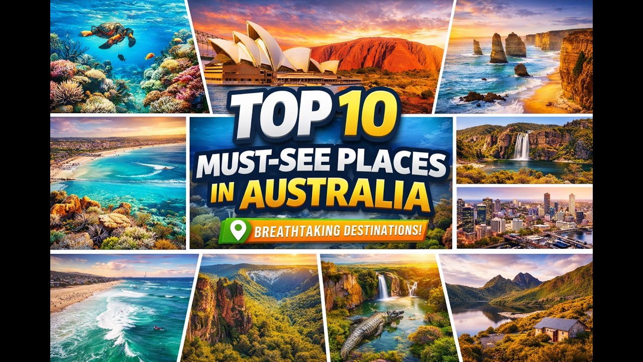 Top 10 Tourist Destinations in Australia | Travel Guide
