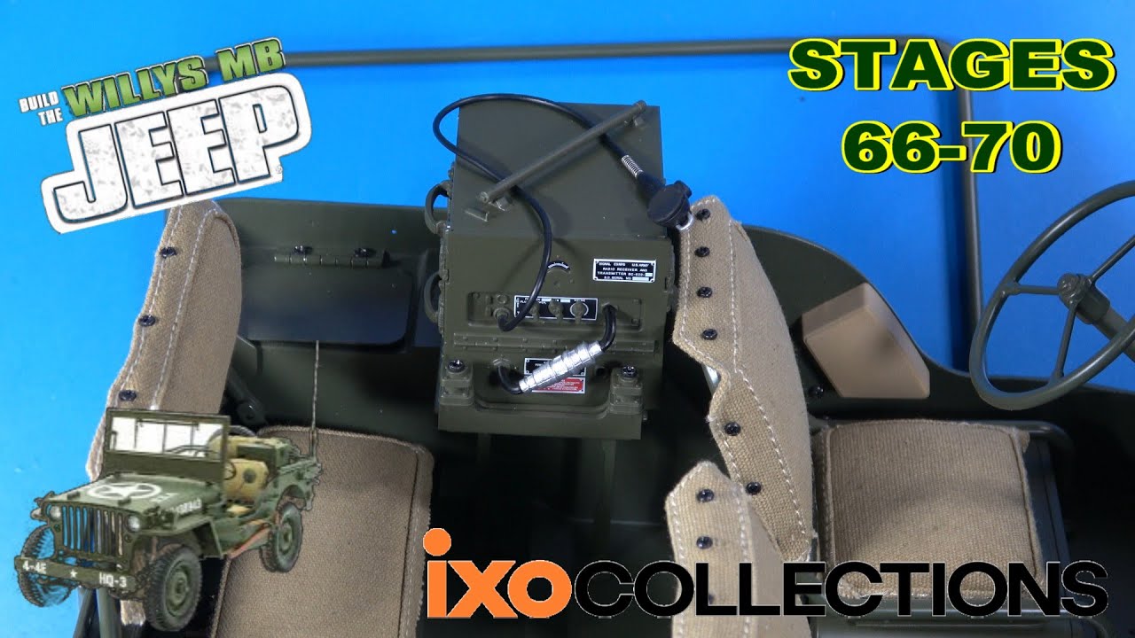Build the IXO Collections Willys MB Jeep Stages 66, 67, 68, 69, and 70 | ASMR