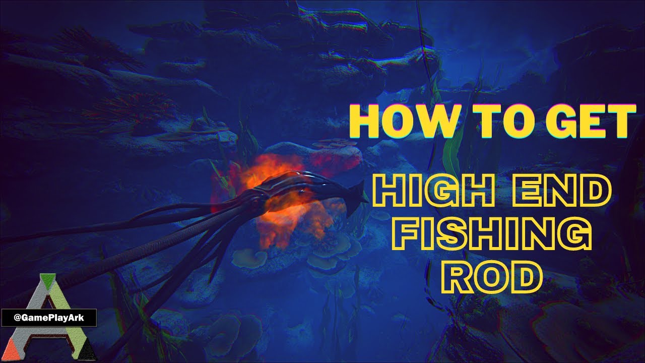 Killing Alpha Tusoteuthis to get a High Level Fishing Rod Ark Survival Evolved