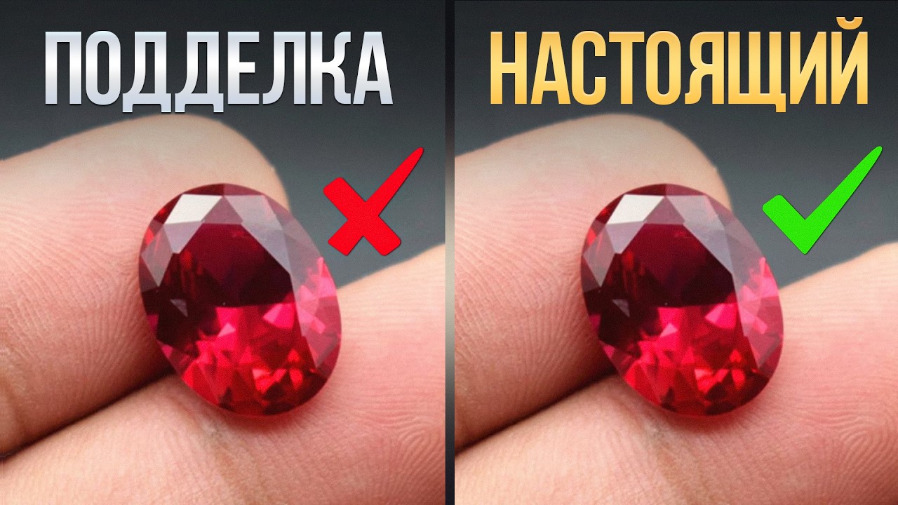Как ЛЕГКО проверить ПОДДЕЛЬНЫЙ РУБИН! / Нерабочие И РАБОЧИЕ СПОСОБЫ!