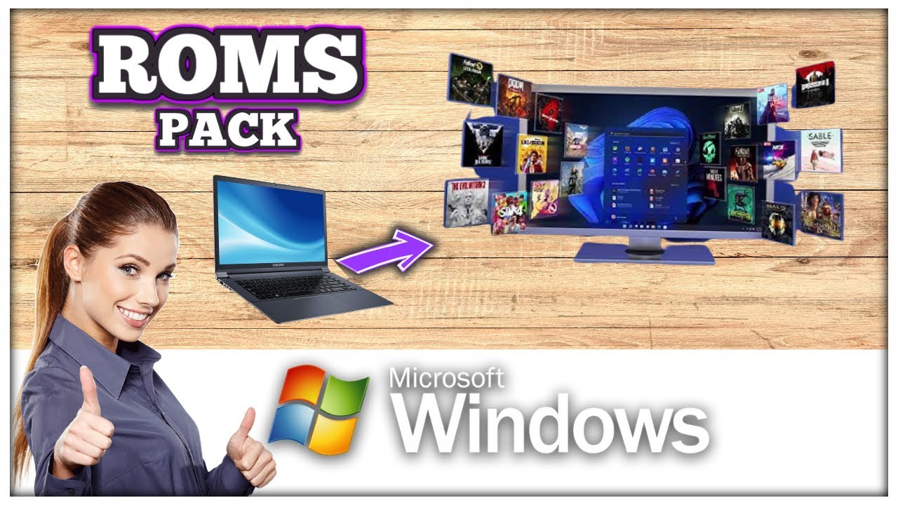PACKS ROMS WINDOWS 2023🕹️| Fullset Roms #roms #pack #fullset #windows