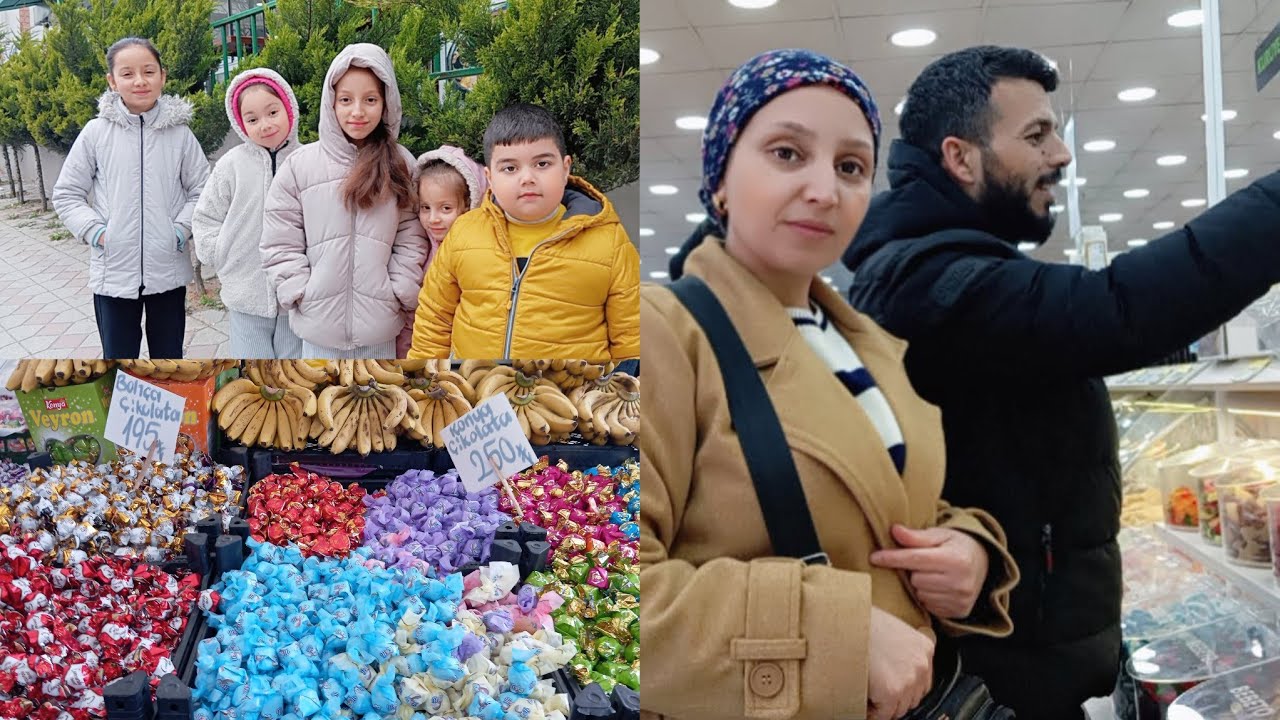 مشتريات ضيافه العيد 🎉🥜🍡 اجواء العيد باسطنبول