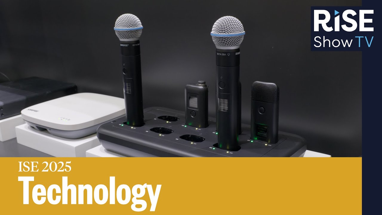 Shure's Wireless Microphone System for large rooms | Tech demo | ISE 2025