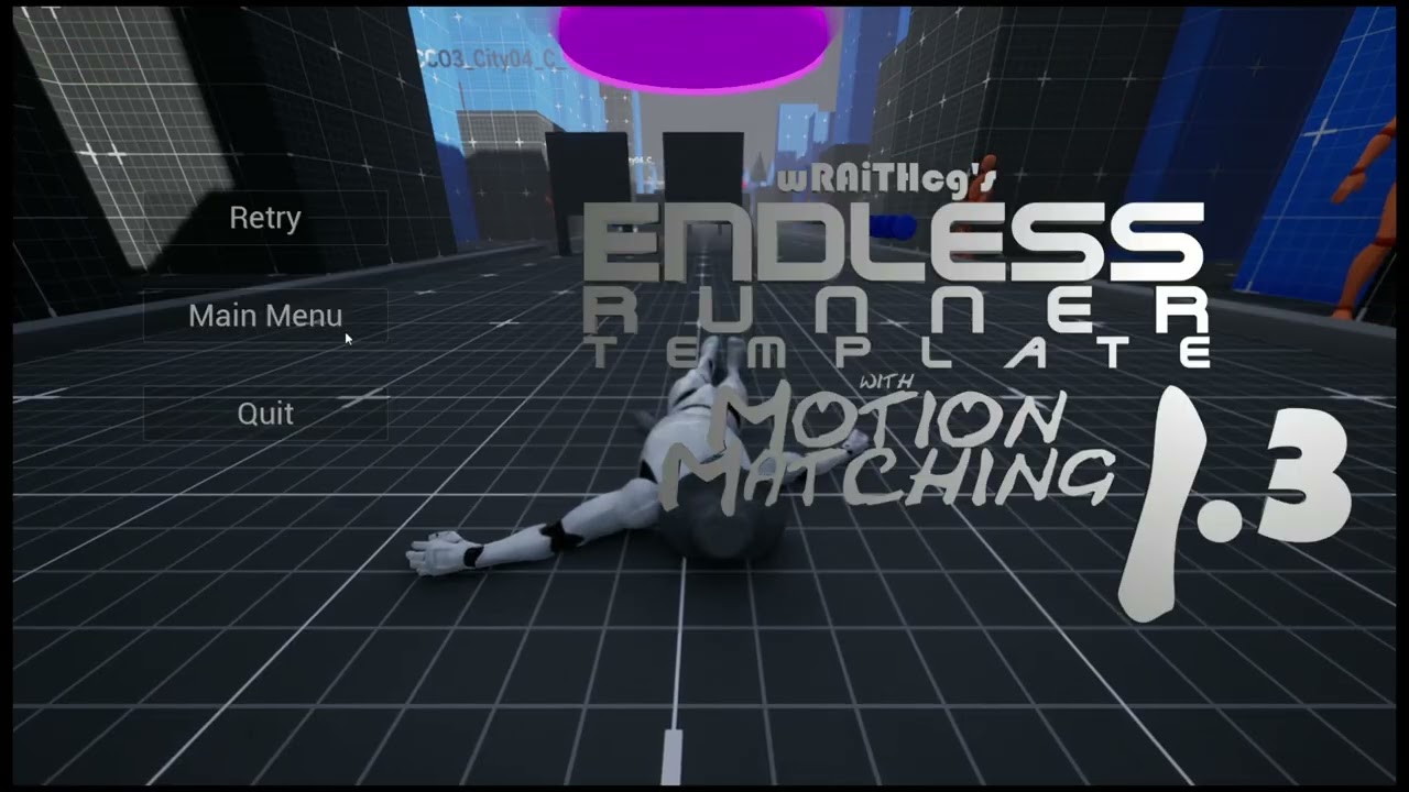 Motion Matching Infinite Runner Template | V1.3 | #preview #game #variant #sneekpeek  | WCG | #new